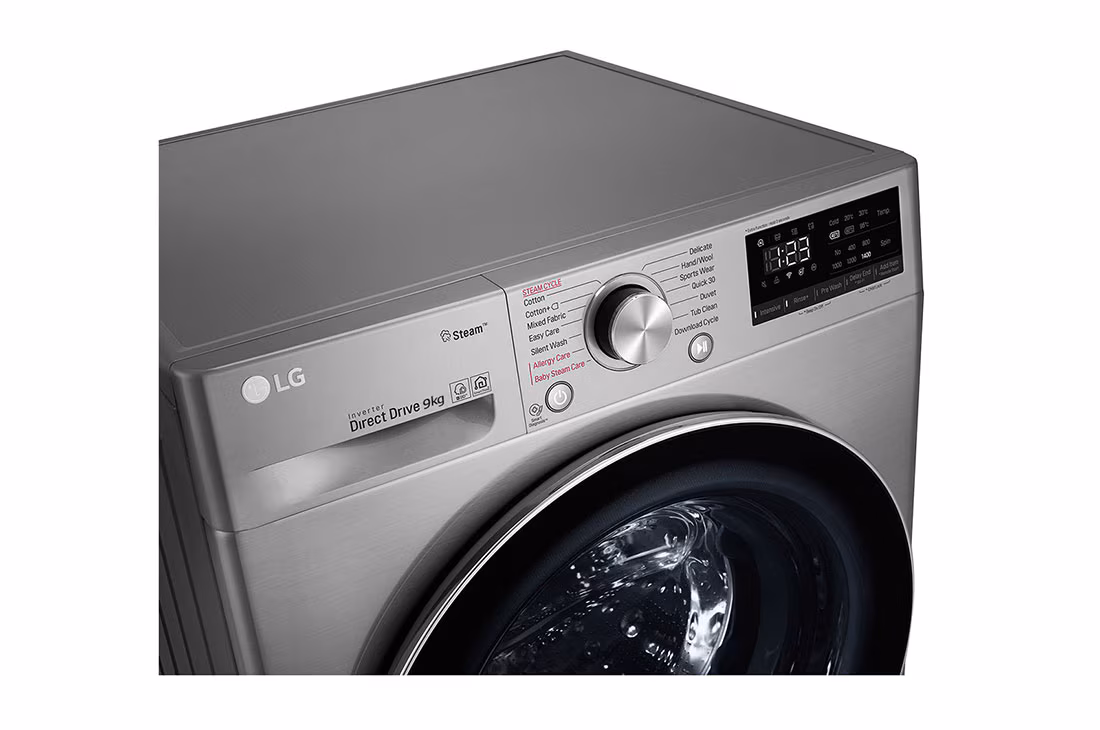 لباسشویی ال جی 4V5 (ظرفیت 9 کیلو)